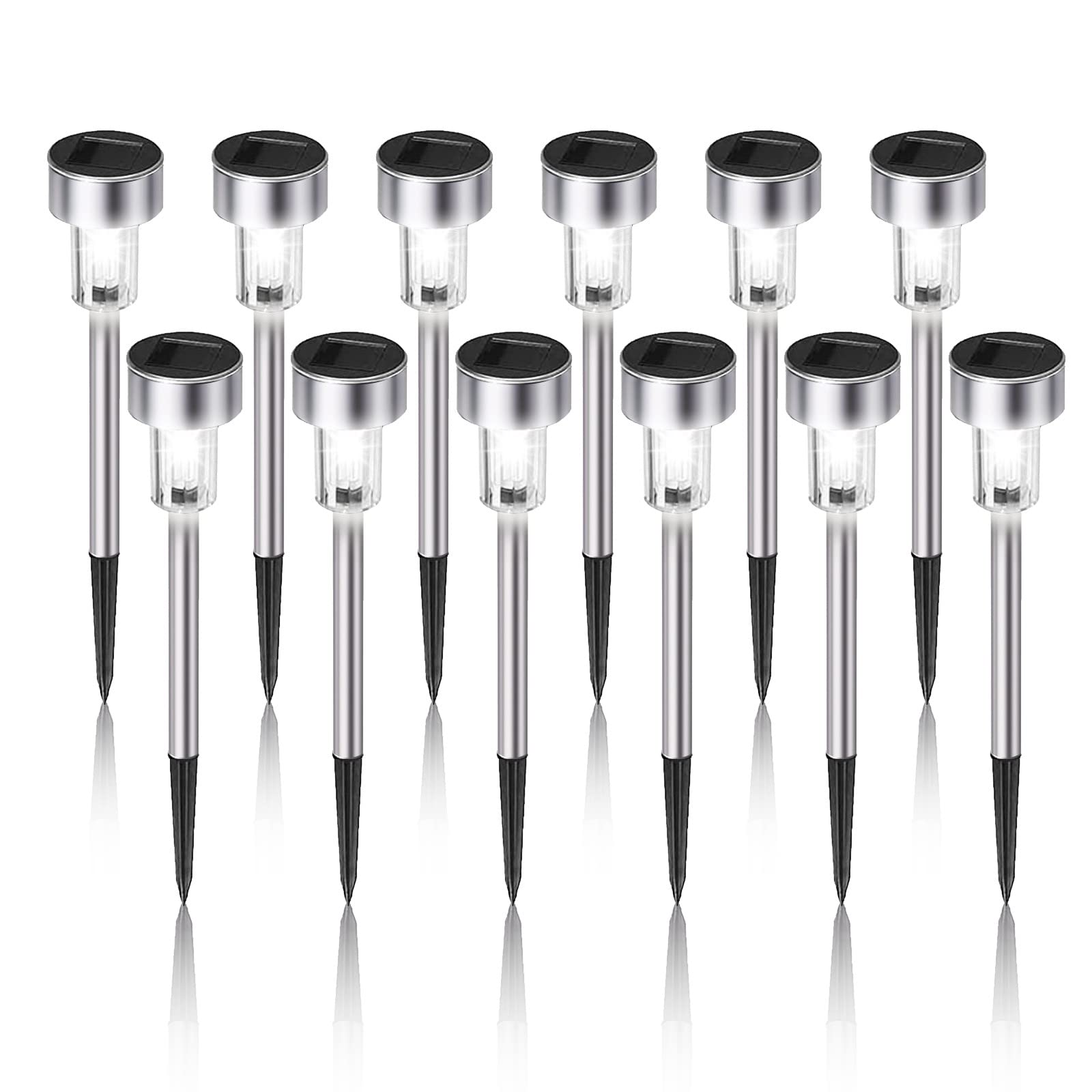 Dream Master solar lights outdoor, weatherproof stainless steel for durable yard illumination.