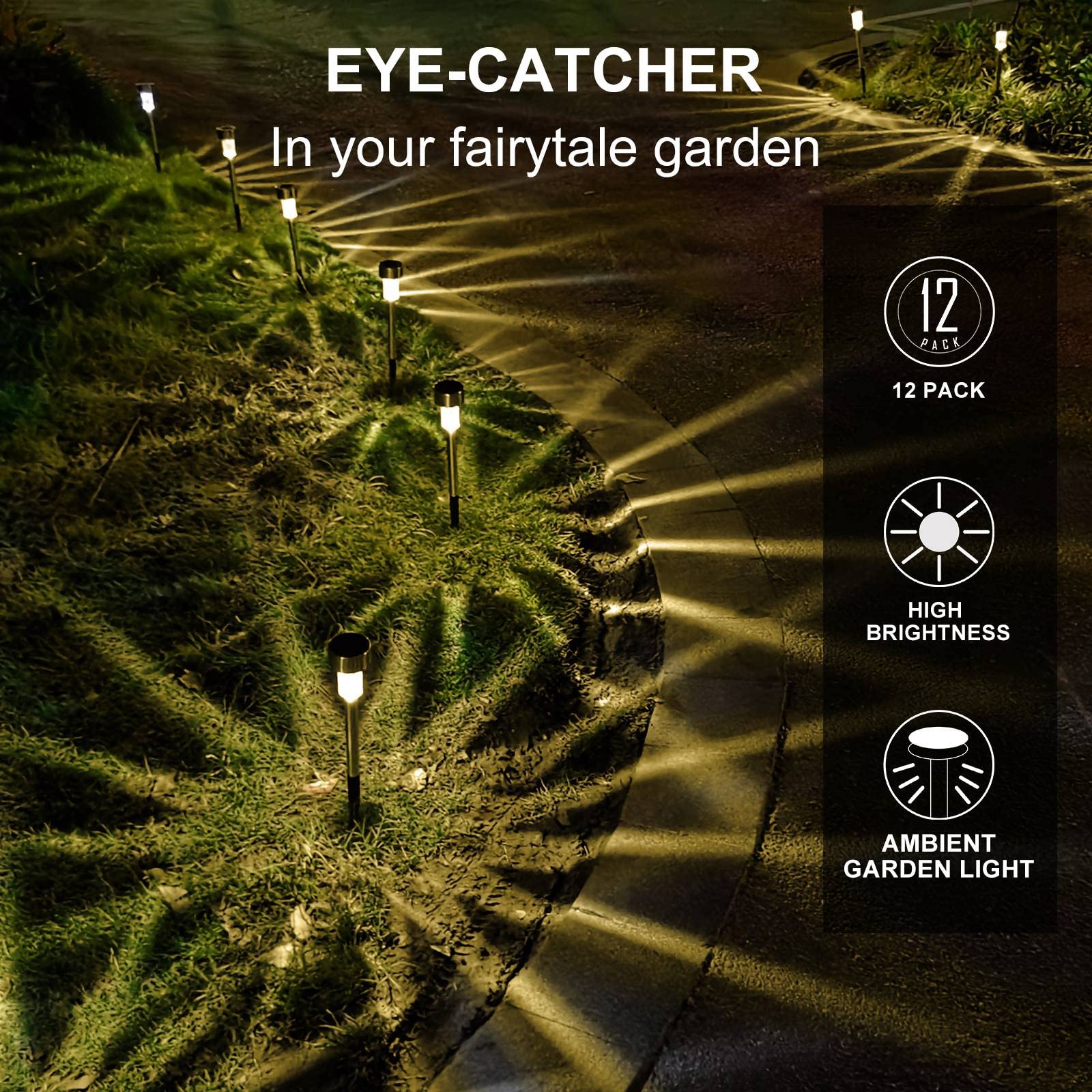 Dream Master solar pathway light showcases elegant design for safe walkways at night.