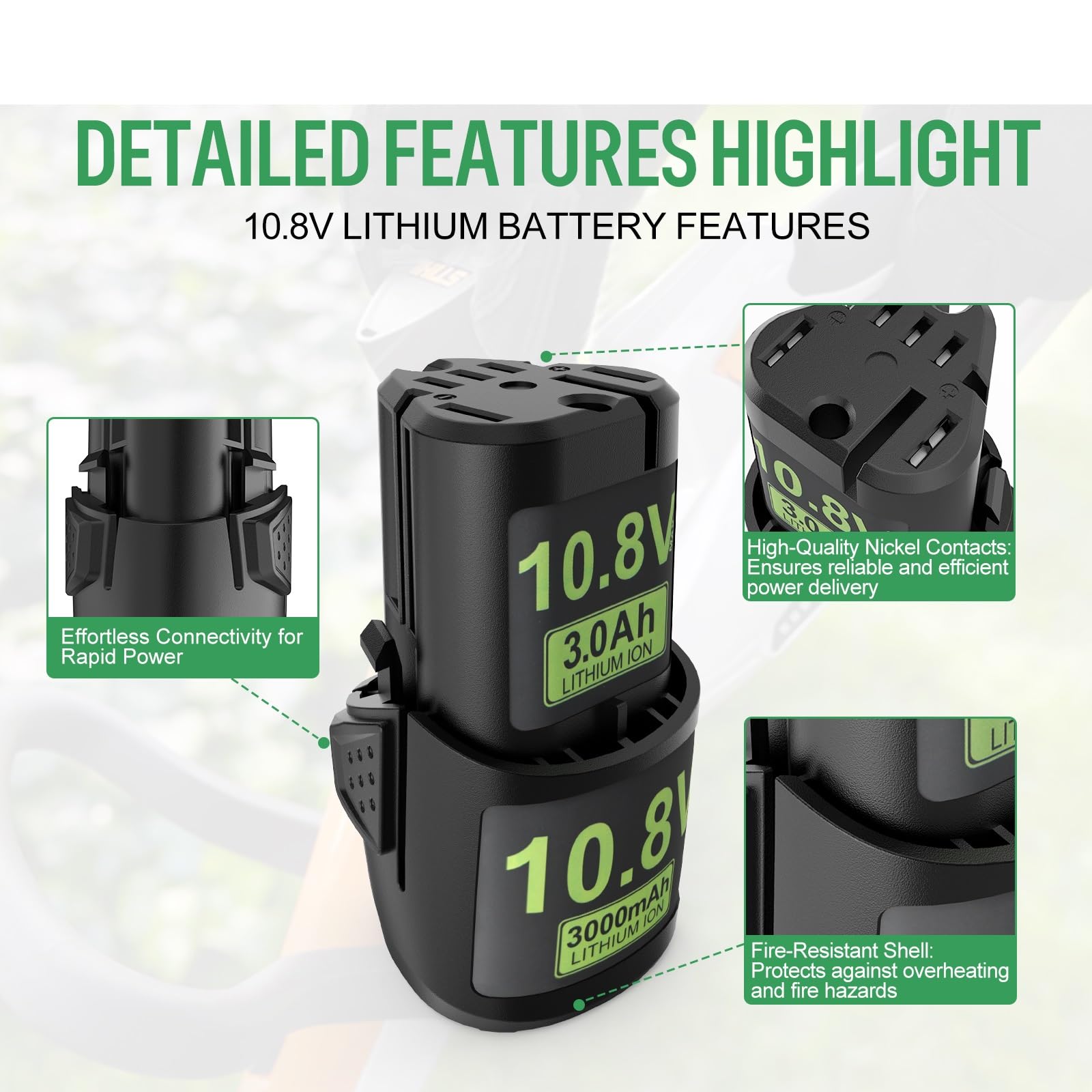 DREAMDASH CE/RoHS/FCC certified battery pack overview for reliable cordless tools