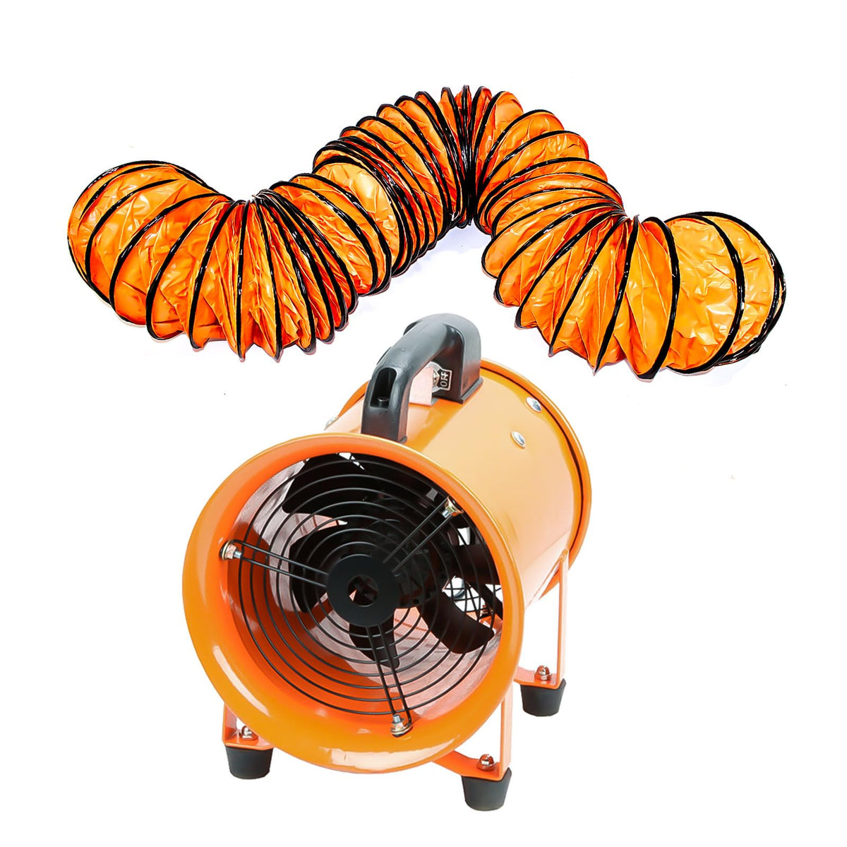 DreamDragon 10-Inch High-Velocity Blower Fan for portable ventilation in workshops.