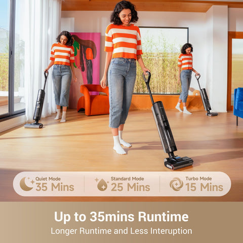 DREAME G10 Pro edge-cleaning capability reaches along walls and corners.