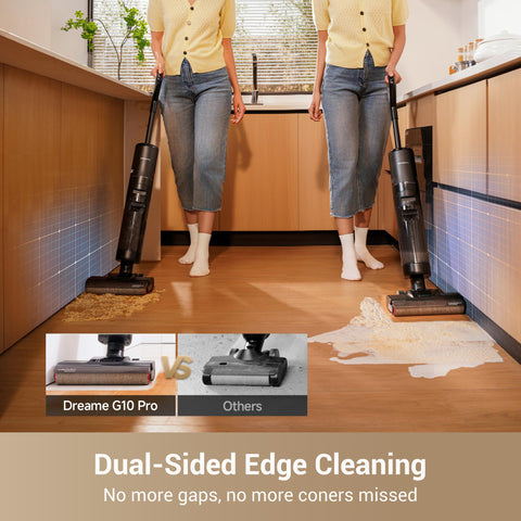 DREAME G10 Pro mop head powers through dried spills and crumbs.