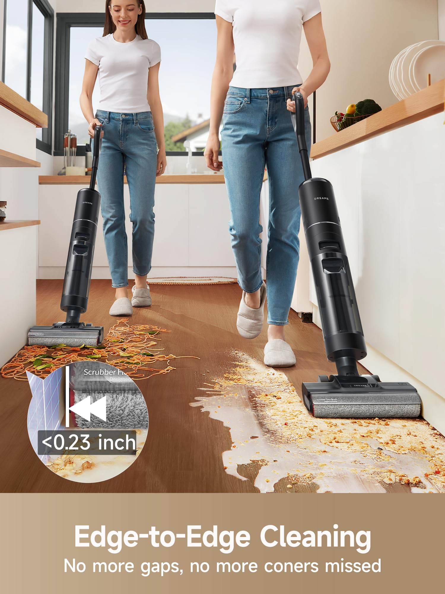 Dreame H12 Pro smart mess detection adjusts suction and noise.