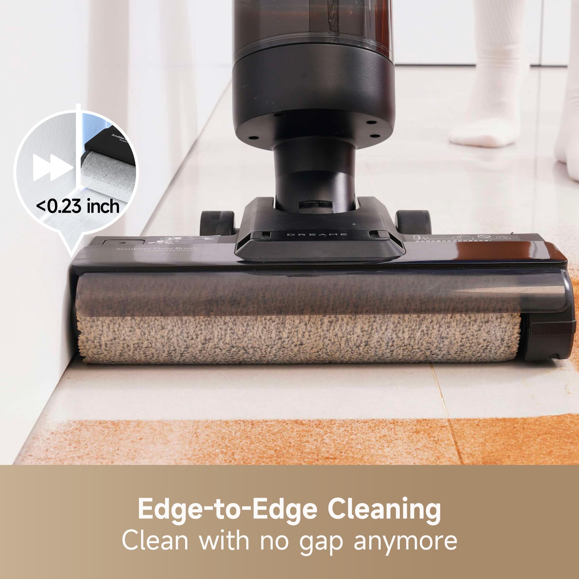 DREAME H12S brush self-cleaning keeps maintenance simple.