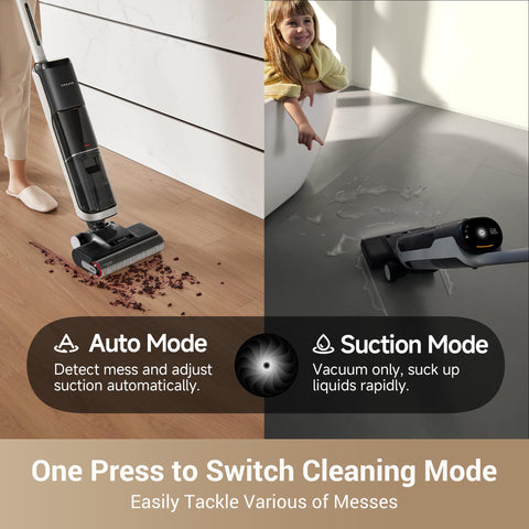 Dreame H14 shows high suction power of 18,000 Pa for messes