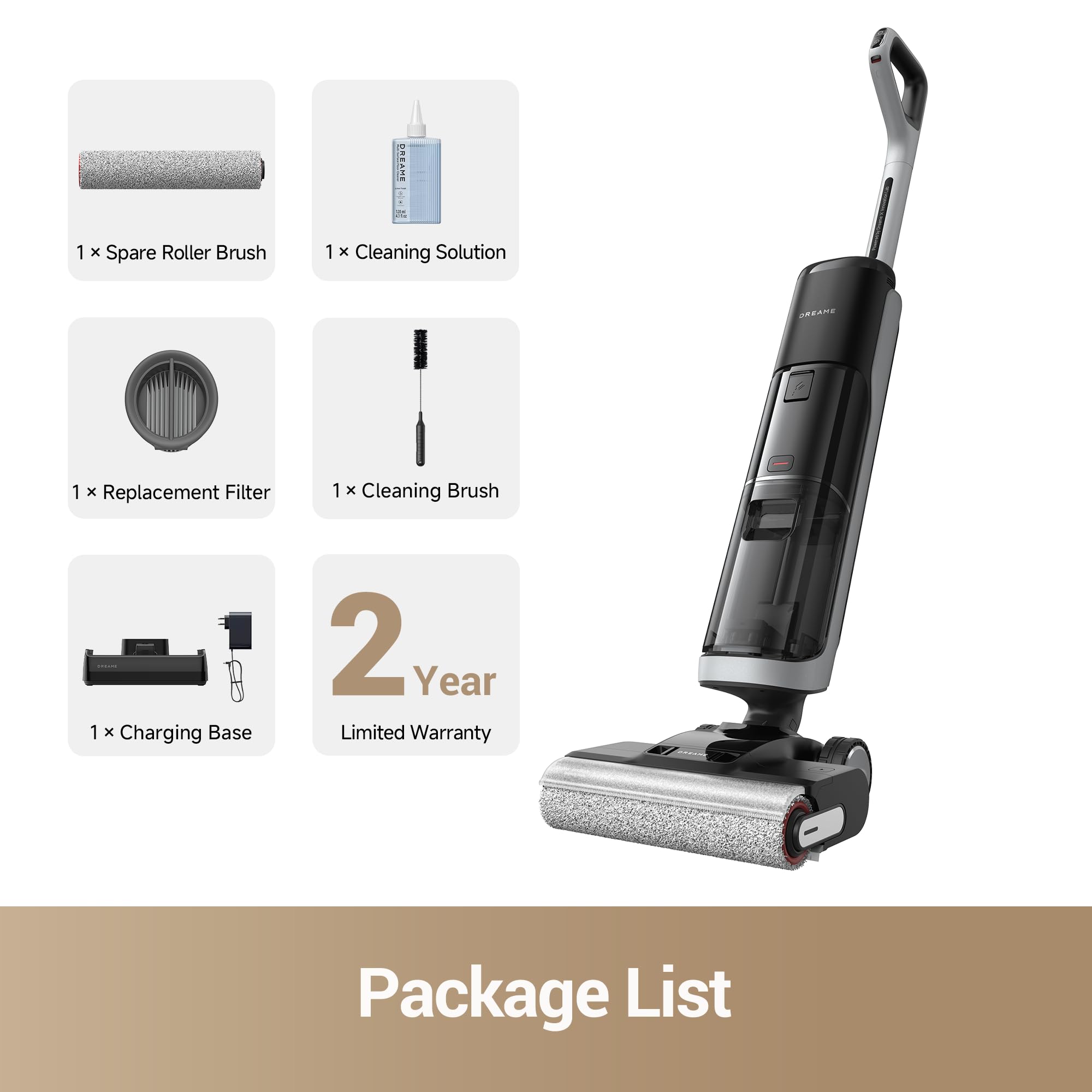 DREAME H14 Pro app control for remote cleaning adjustments.