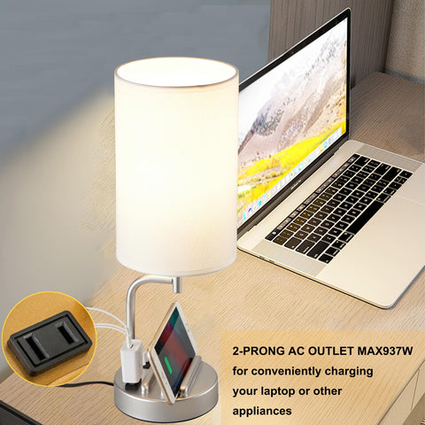 Dreamholder 9W dimmable bulb included for warm, flicker-free glow.