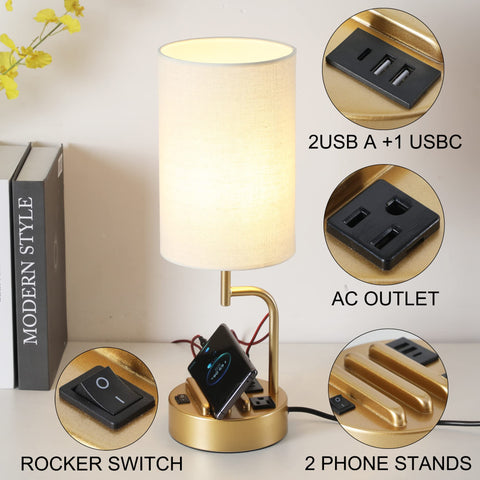 Dreamholder table lamp with a sleek black metal base for a modern look.
