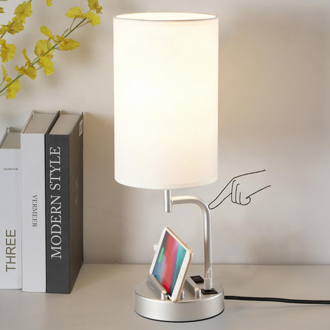 Dreamholder touch-control lamp base with easy brightness access.