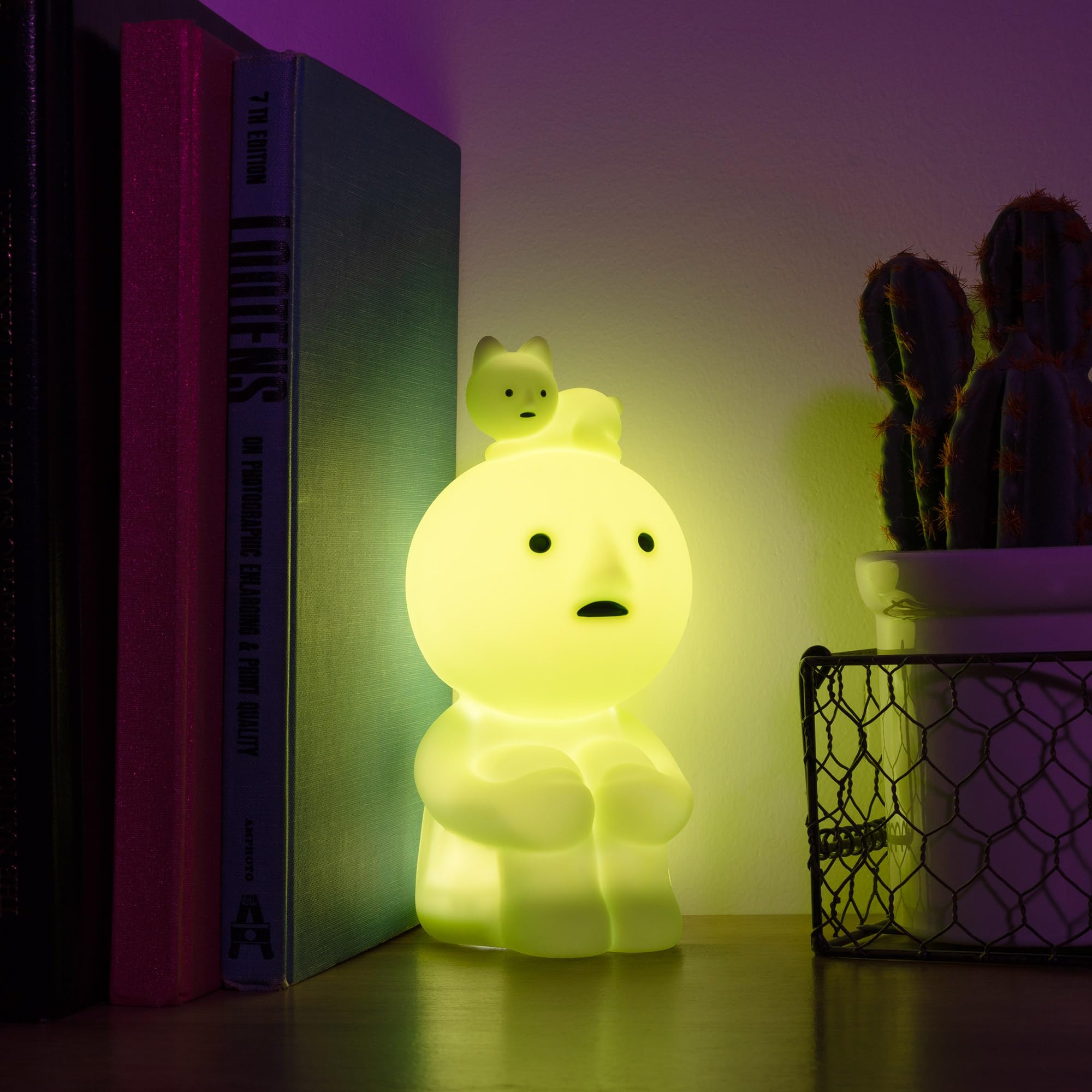 Dreams Smiski Touch Light mode cycle demonstrating versatile mood lighting