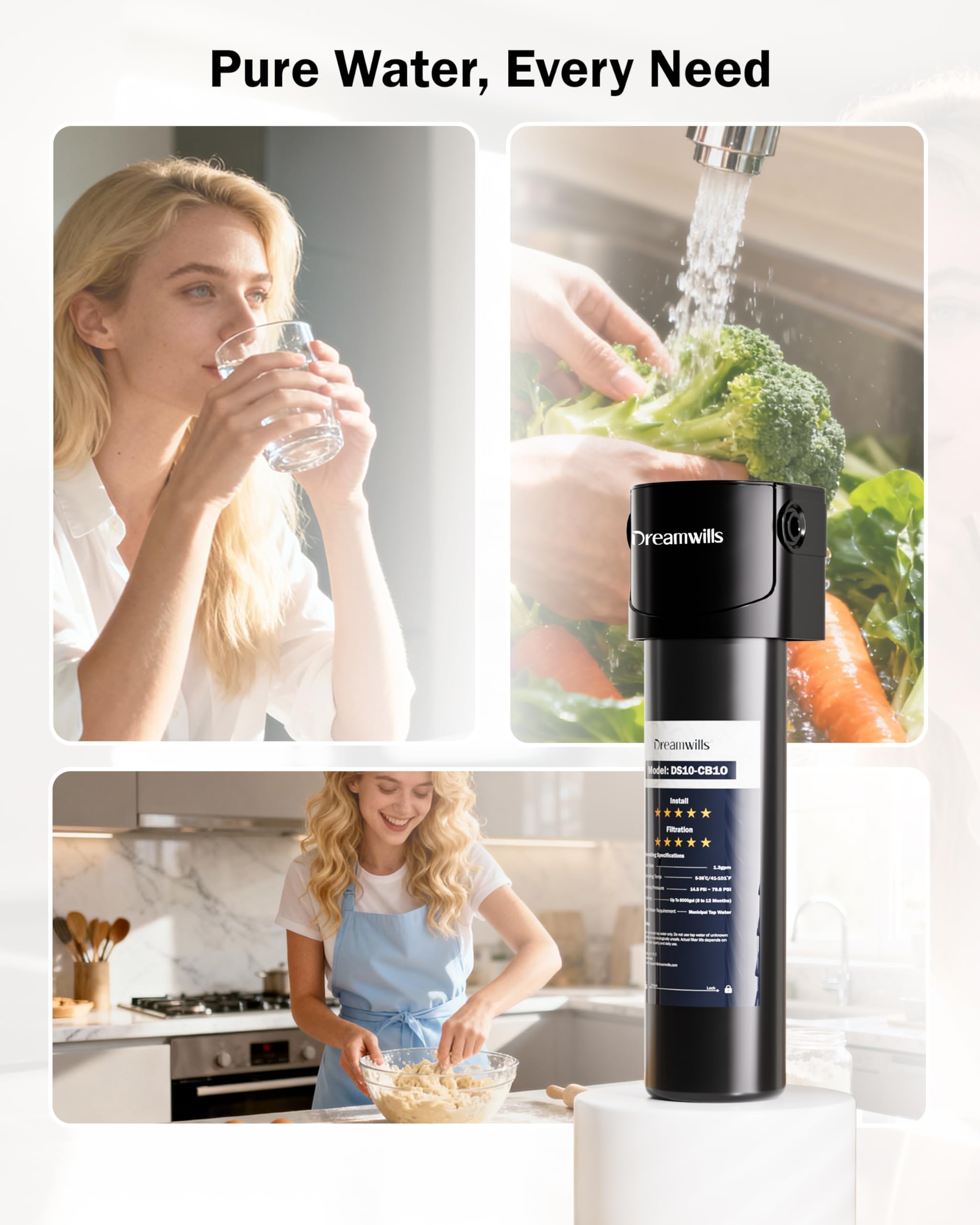 Dreamwills DS10 sanitary filtration system highlights hygienic year-long cycle