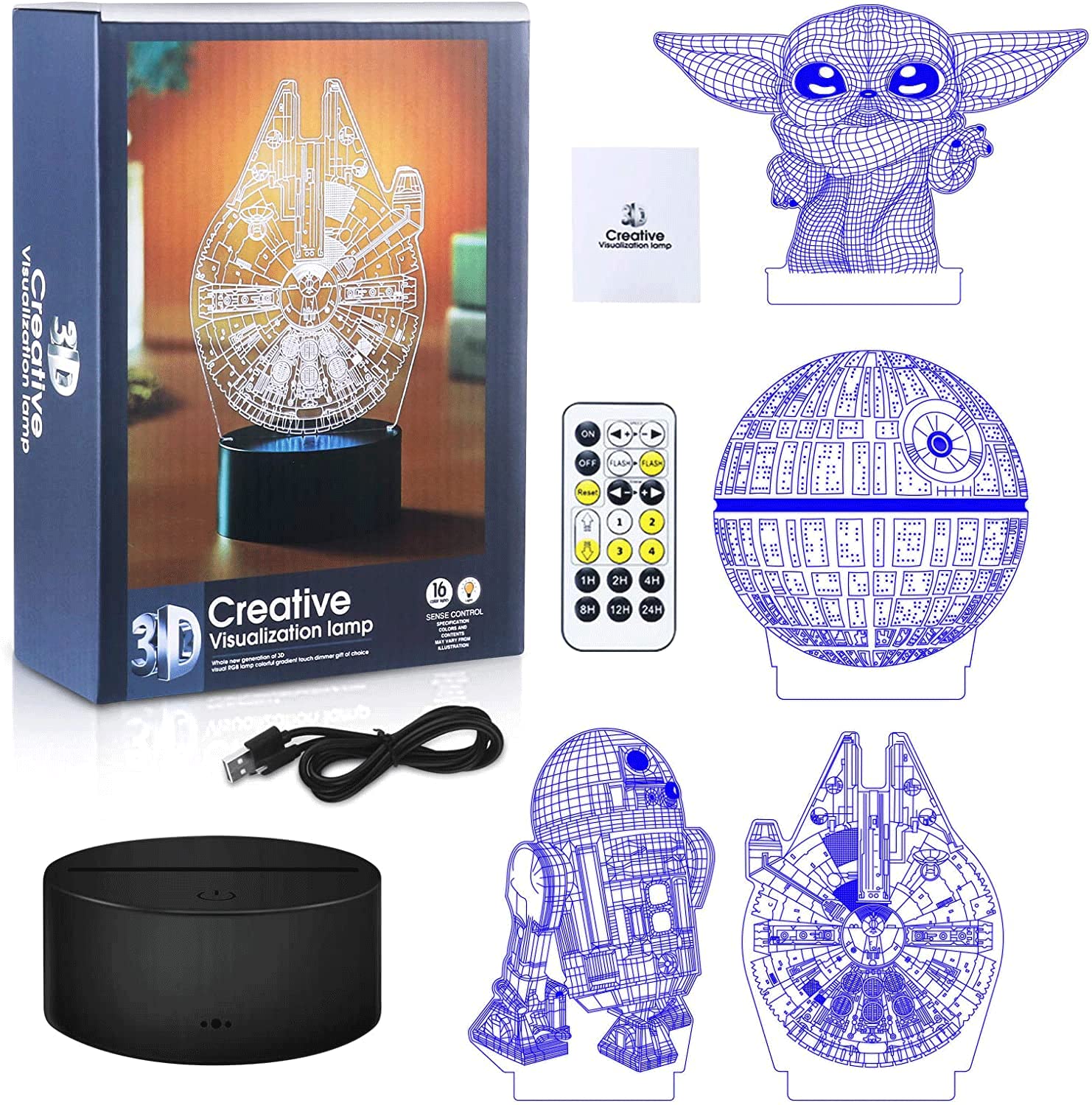 Dreamy Cubby 3D Night Light as room decor for kids and fans