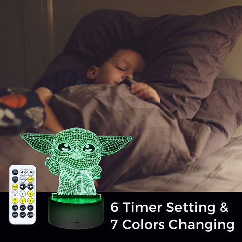 Dreamy Cubby 3D Night Light pattern 1 enhances mood with soft illumination