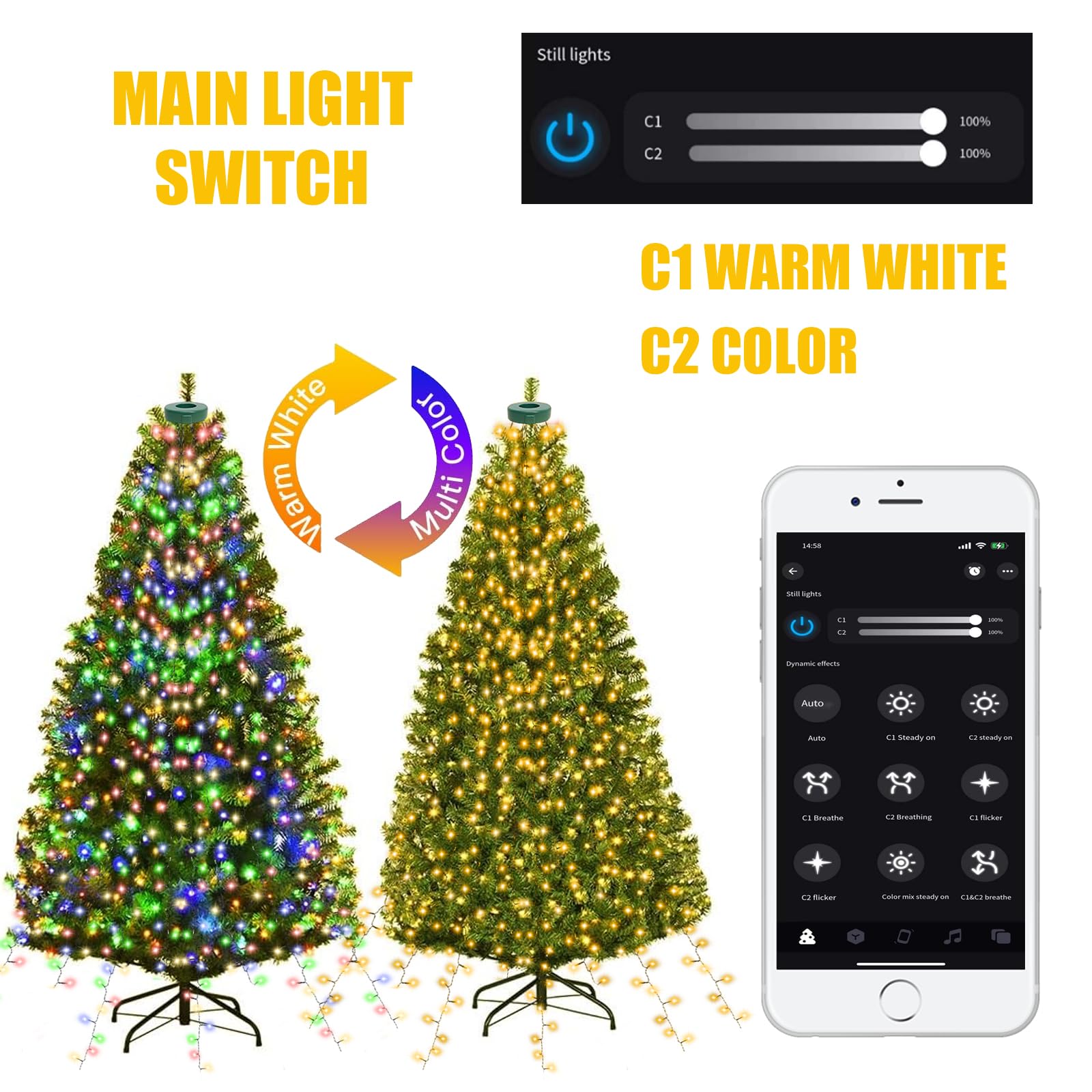 Dreicht app control interface enabling quick groups and DIY scenes