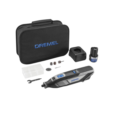 Dremel 8240-5 cordless rotary tool body shown for precise cutting and grinding.