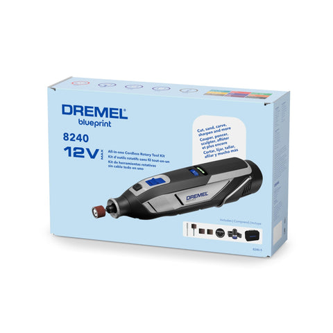 Dremel 8240-5 fabric carry bag keeps tools organized and portable.