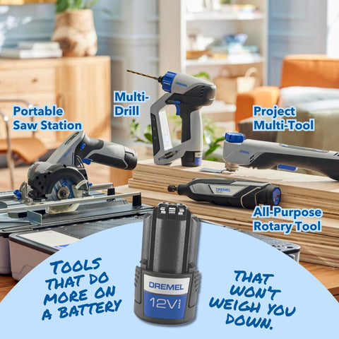 Dremel Blueprint fast charger refreshes the battery quickly.