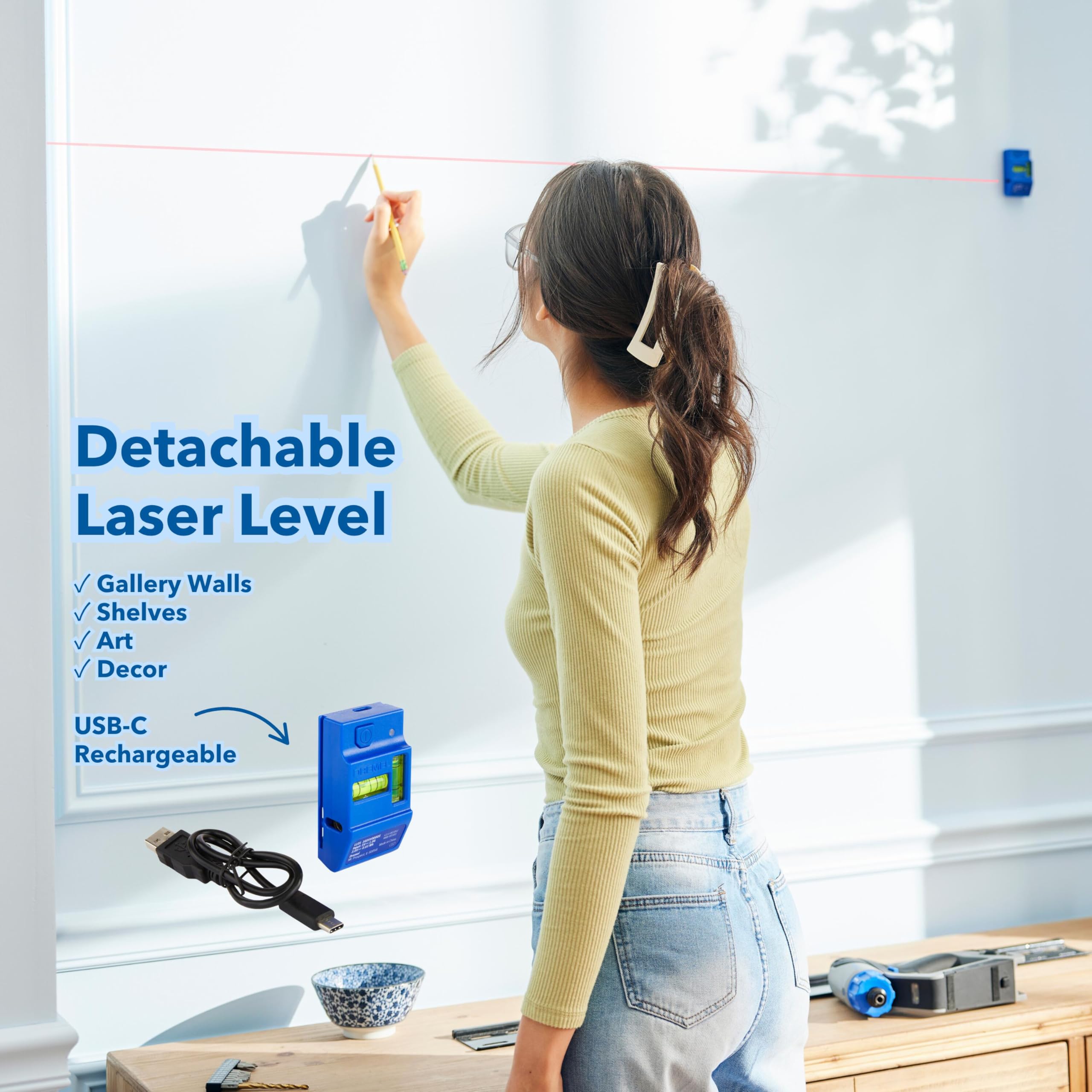 Dremel Blueprint rechargeable 12V battery powers cordless tasks longer.