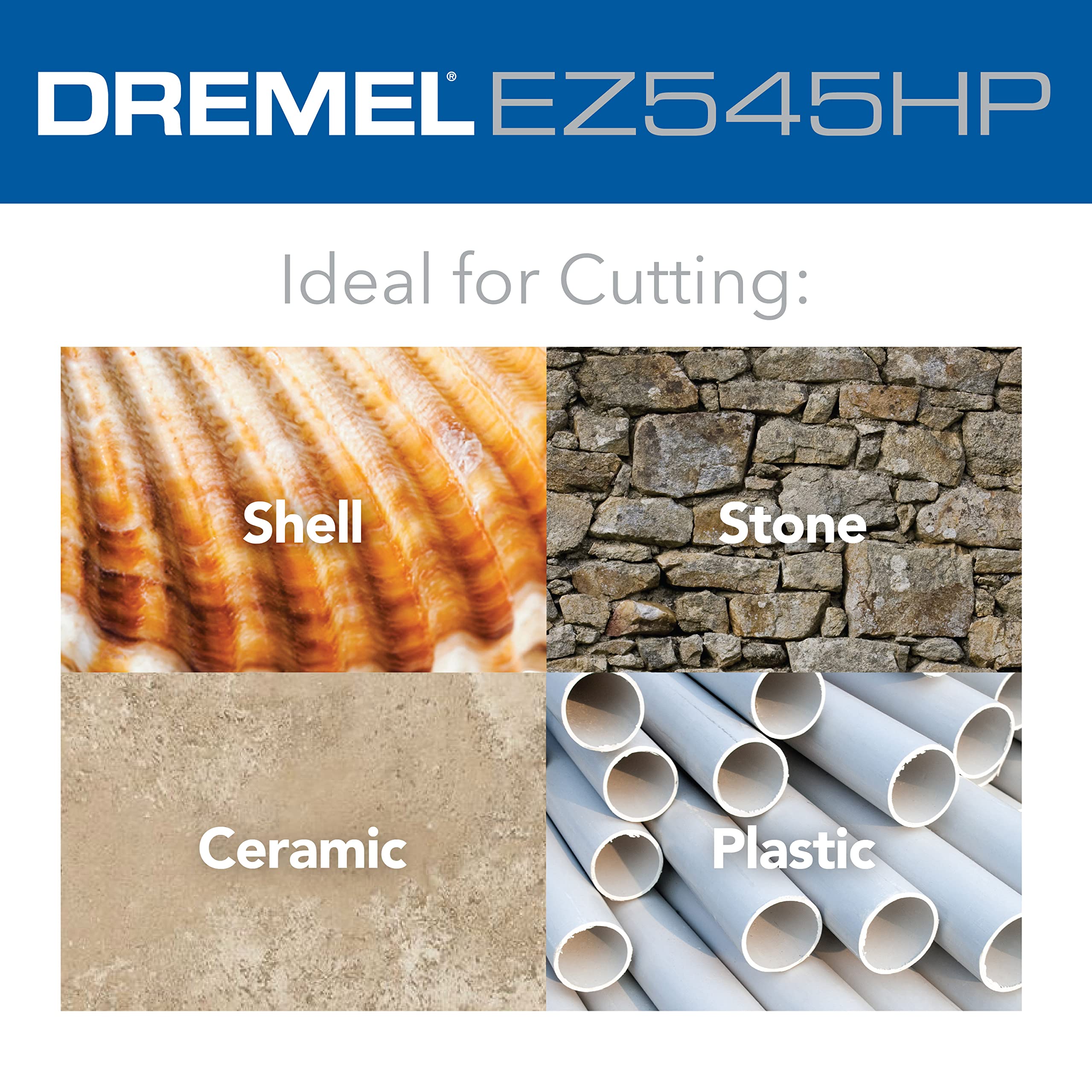 Versatile cutting of brick, porcelain, and epoxy for tough projects.