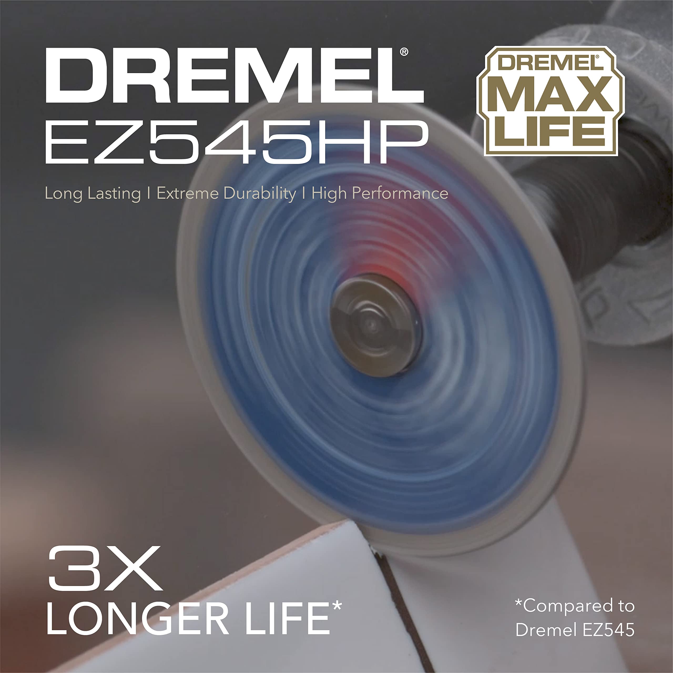 Diamond-coated wheel delivering durability and smooth cuts over time.