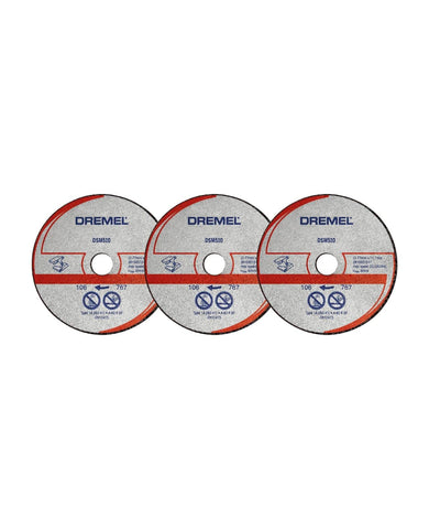 Dremel DSM510 77 mm cutting discs pack for clean, precise cuts