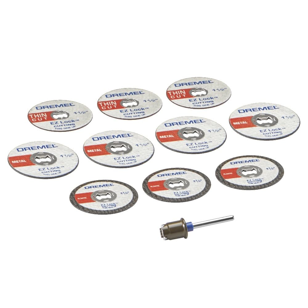 Dremel EZ Lock cutting wheels for metal and plastic applications