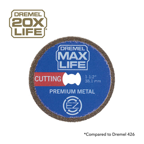 Cutting stainless steel with Dremel Max Life EZ506HP wheel