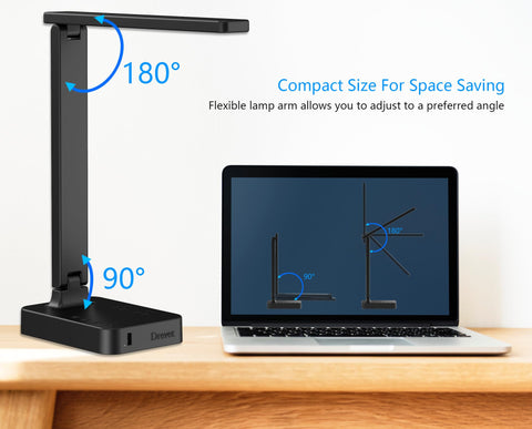 Drevet foldable desk lamp designed for easy storage in a small dorm