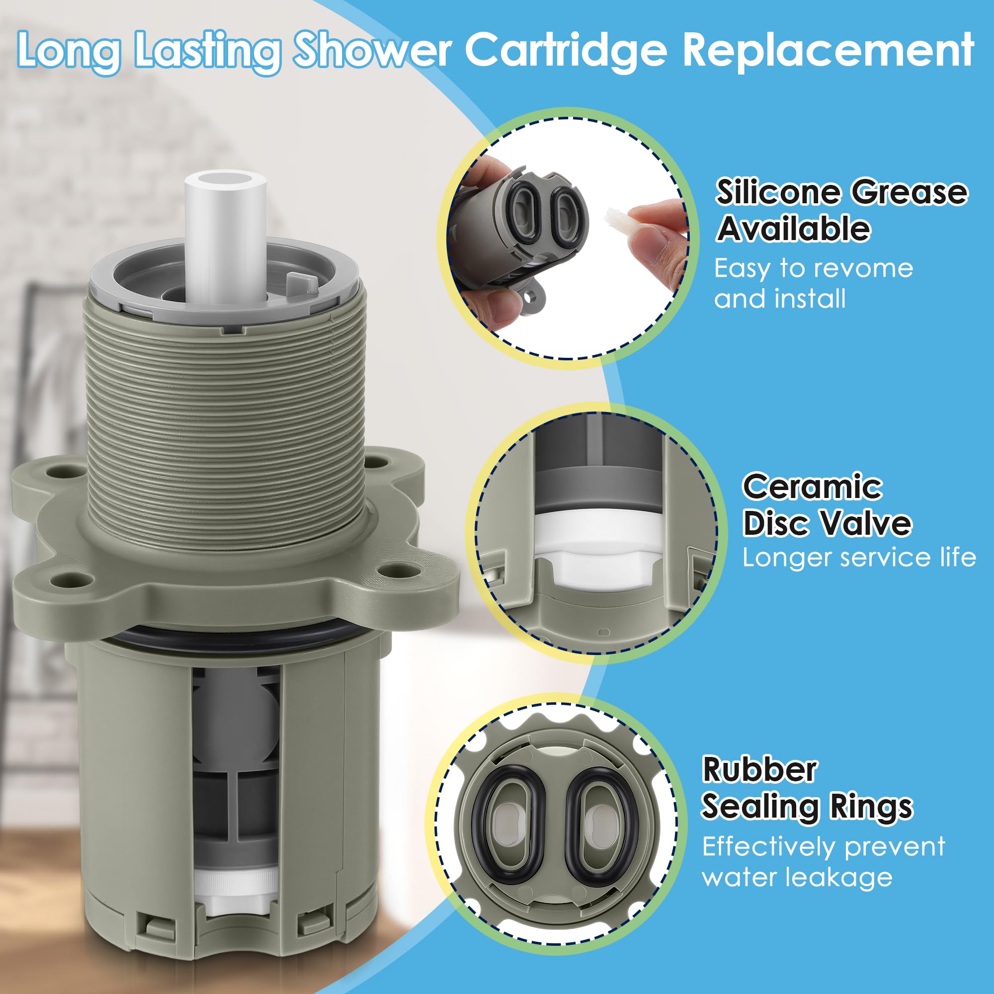 Dreyoo replacement solves leaks without full valve replacement, simplifying DIY repairs.