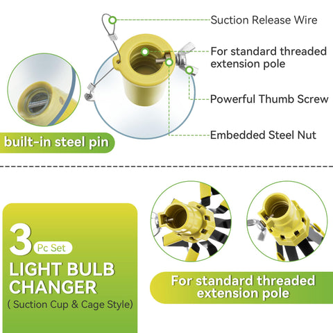 Dreyoo 8-finger cage provides gentle, precise bulb handling.