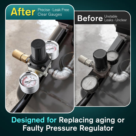 Dreyoo air regulator installed in a workshop environment for reliable regulation