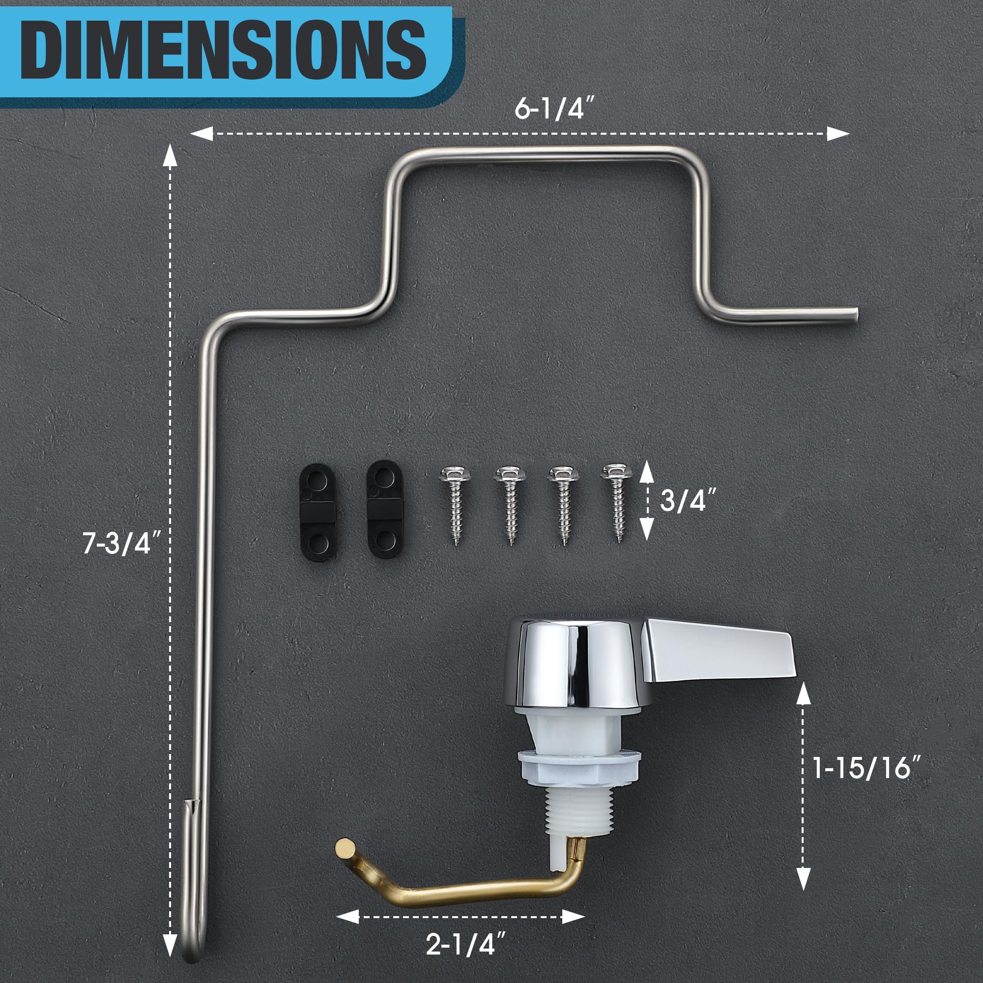 Dreyoo American Standard 4086 compatible lever ensures efficient operation