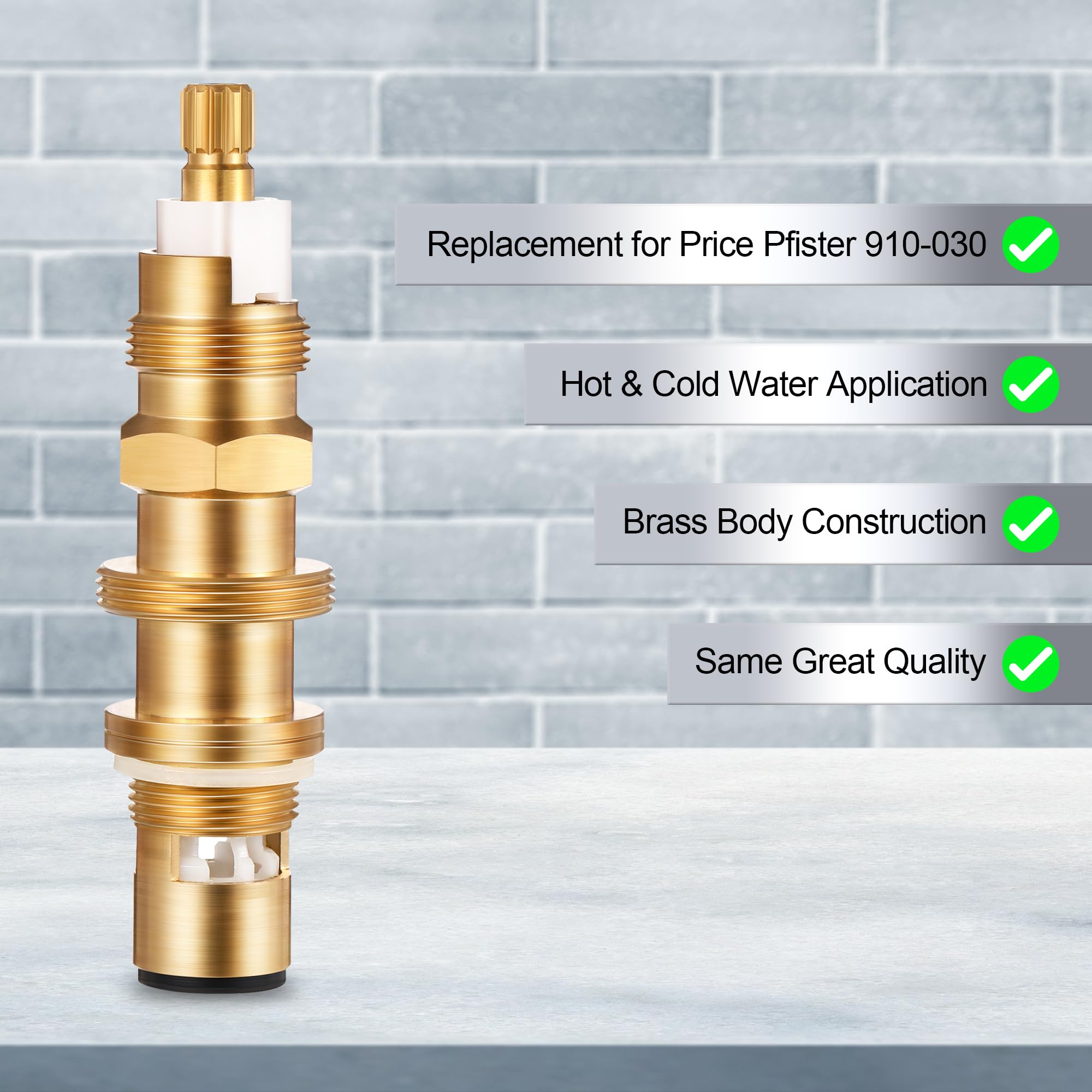 Dreyoo brass construction close-up emphasizes lasting durability
