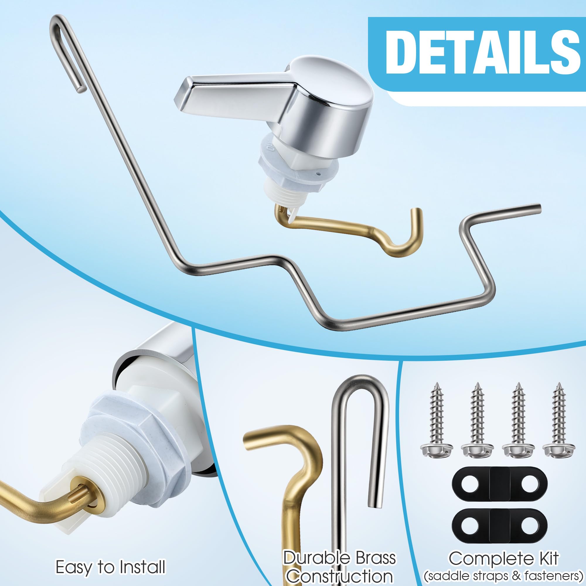 Dreyoo chrome finish adds modern style to your bathroom