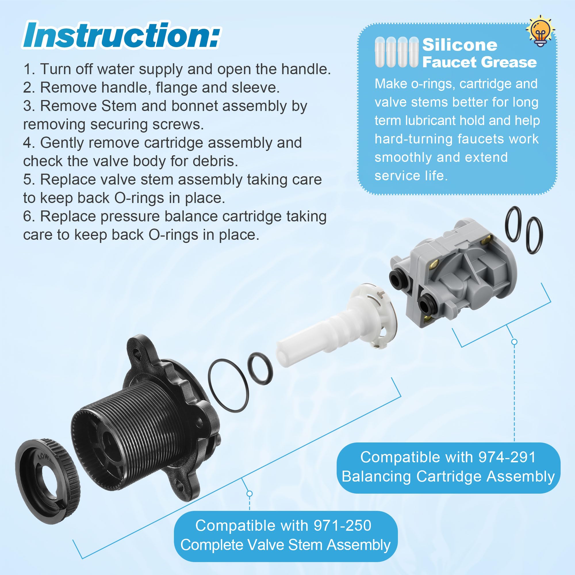 Dreyoo replacement parts support routine maintenance and steady performance