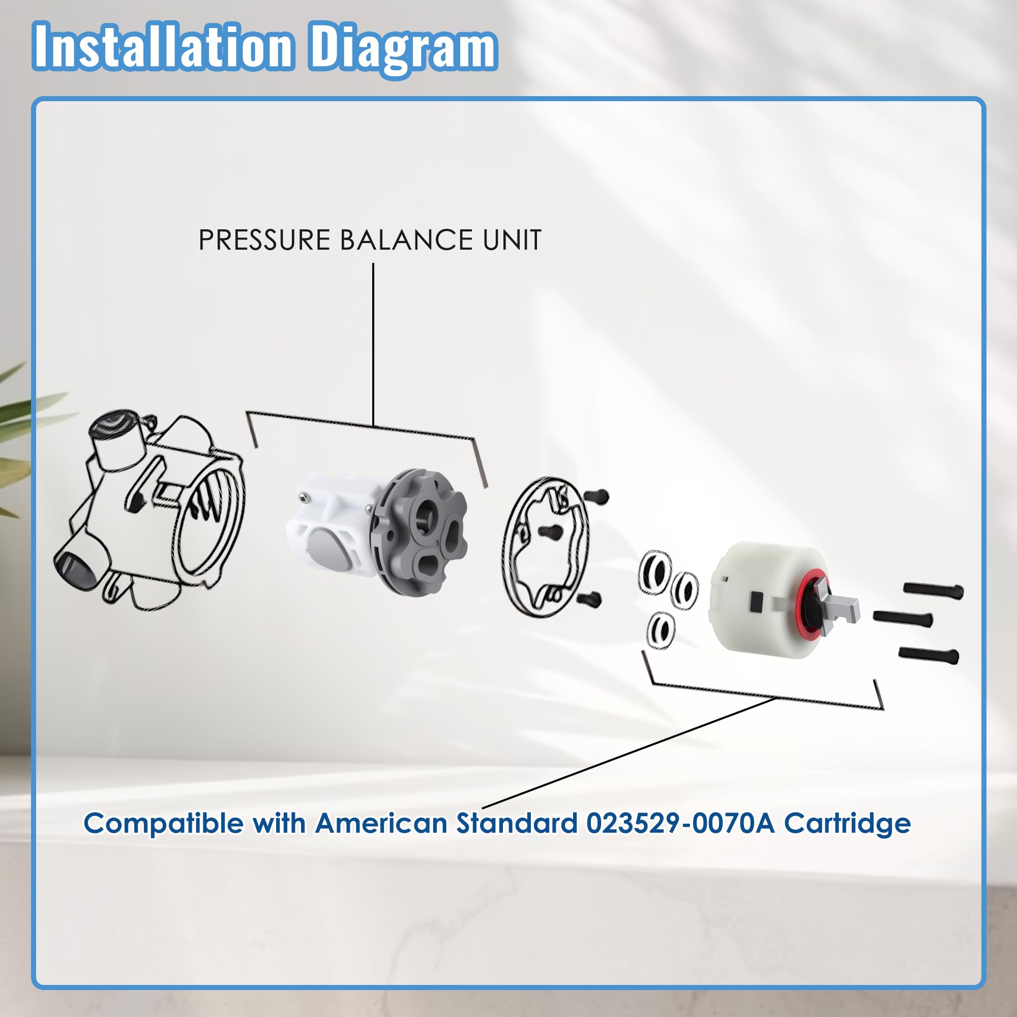 Dreyoo easy installation guide indicates a quick, tool-light replacement process.