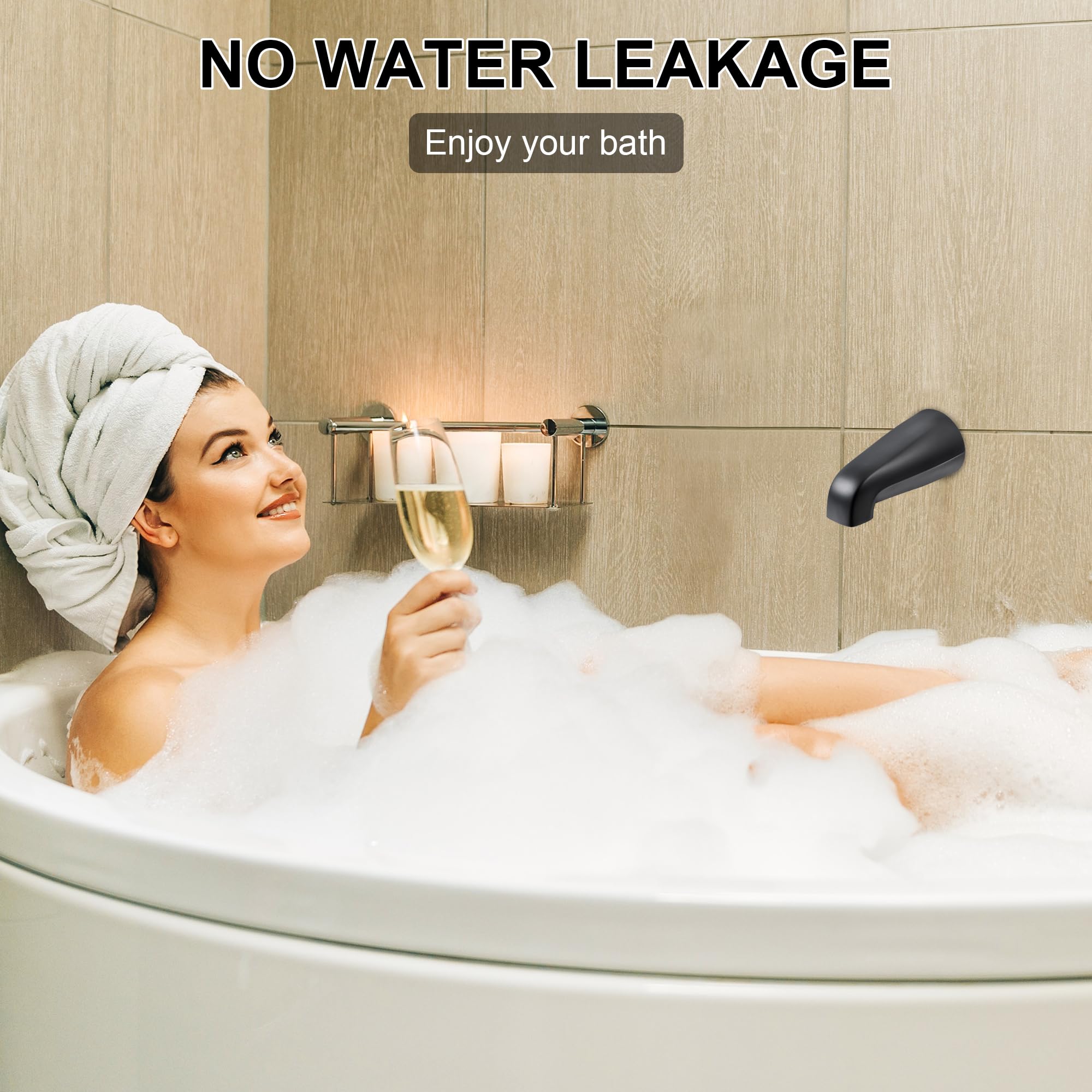 Easy installation with universal fit reduces leaks and restores faucet usability.