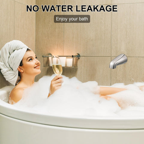 Dreyoo five-inch spout length aligns with standard tubs