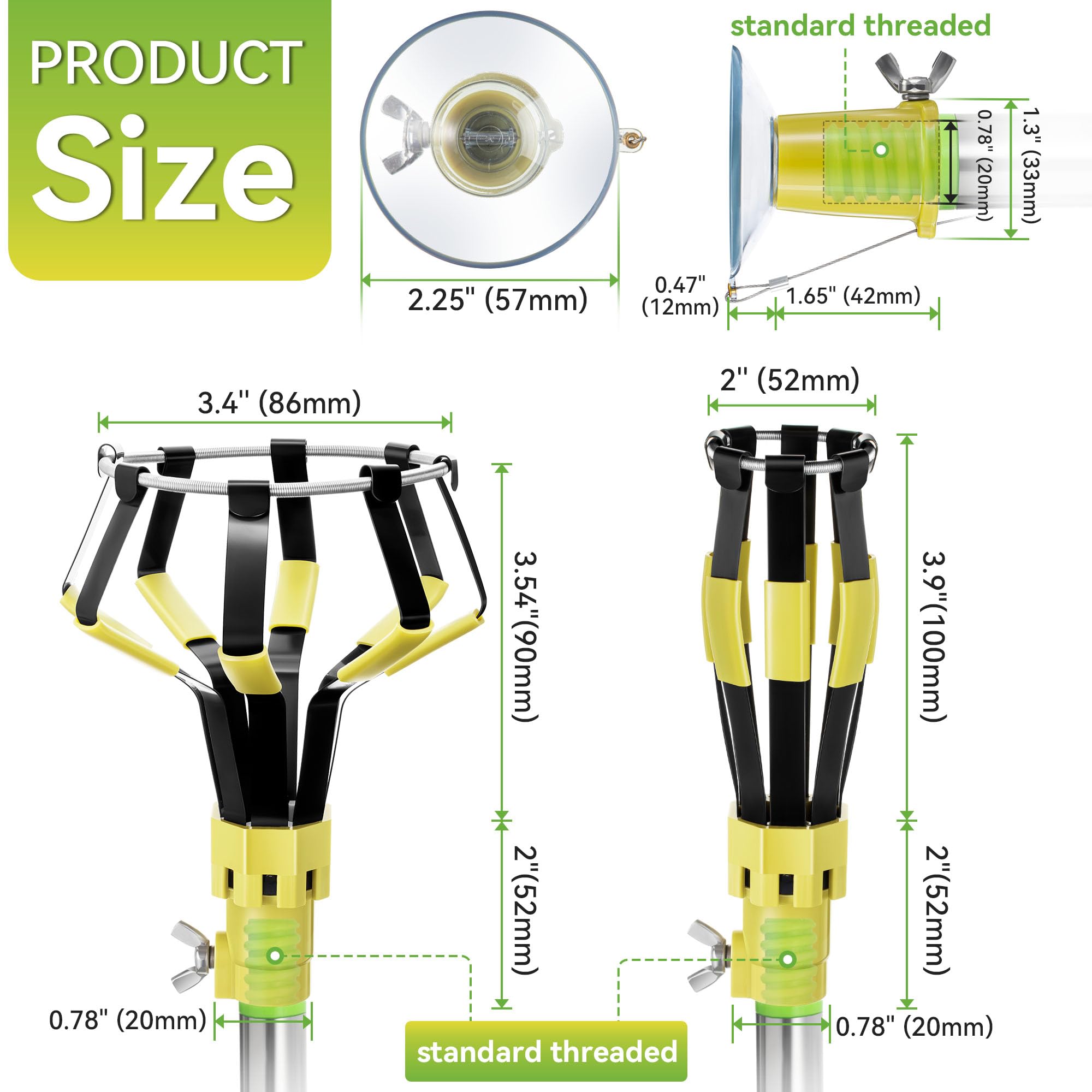 Dreyoo floodlight bulb changer helps replace outdoor lights without climbing.