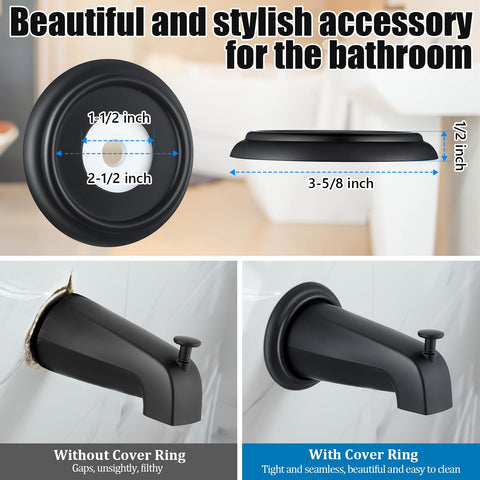 Dreyoo foam gasket ensures a snug seal at the spout joint.