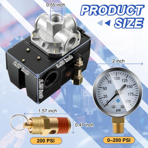 Dreyoo four-port 1/4-in NPT interface for flexible connections