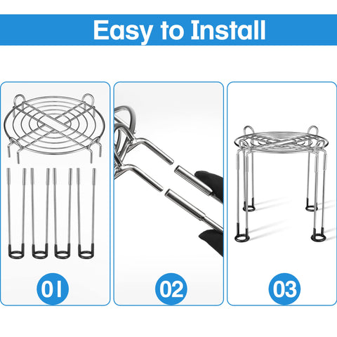 Dreyoo four upright supports provide durable, steady filtration station.