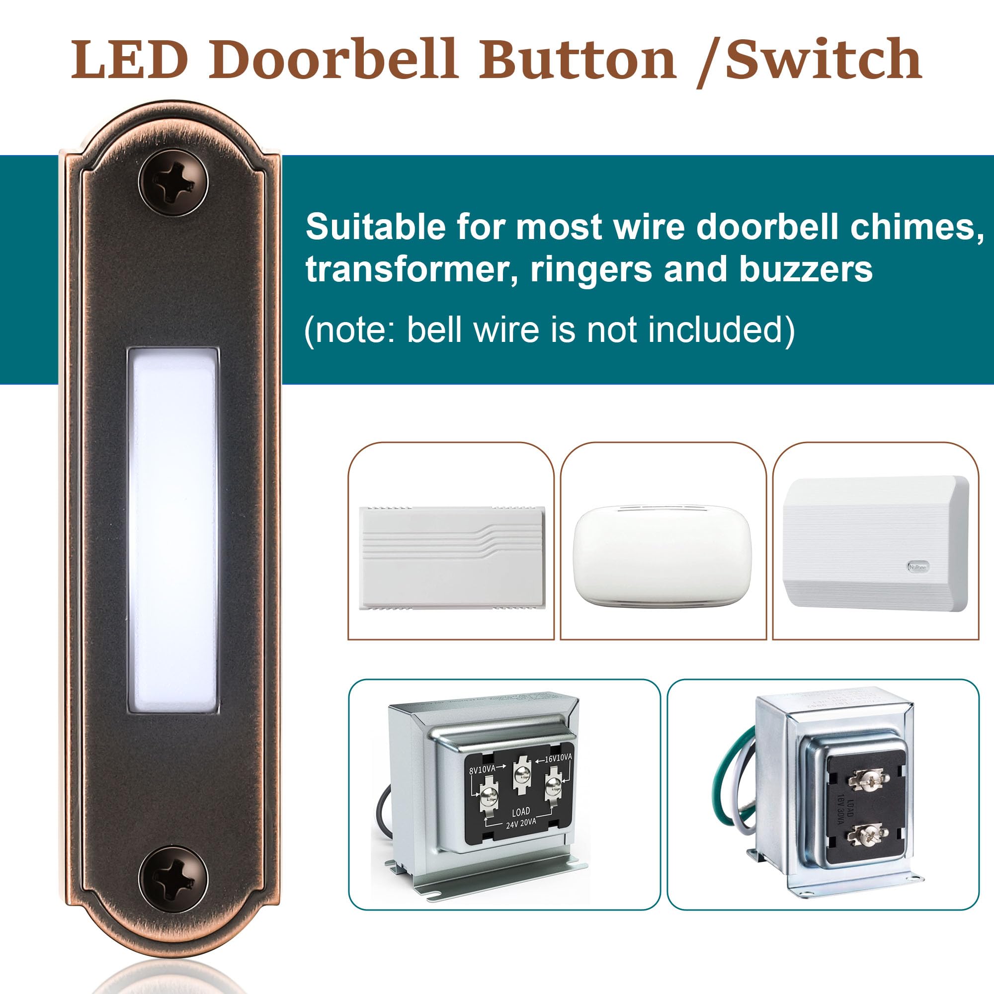 Closeup of Dreyoo bronze retro button shows durable exterior.