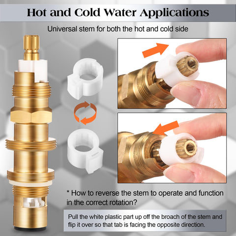 Hot and cold compatibility of Dreyoo cartridge for temperature control