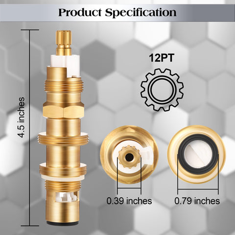 Dreyoo reversible hot/cold connector for flexible faucet control