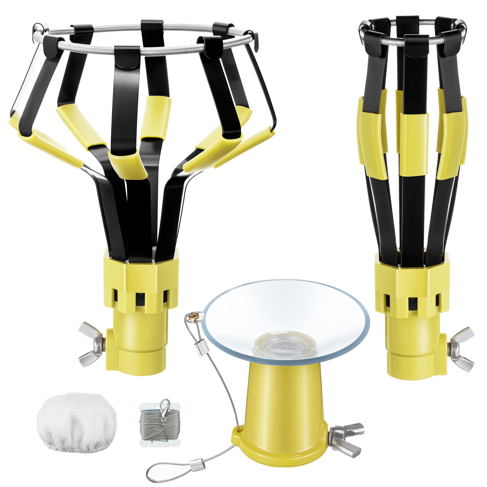 Dreyoo incandescent bulb changer for high ceilings lets you reach bulbs safely.
