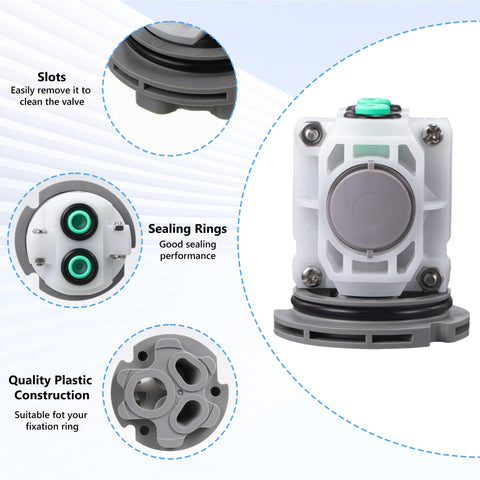 Dreyoo installation steps simplify replacing the pressure balancing cartridge.