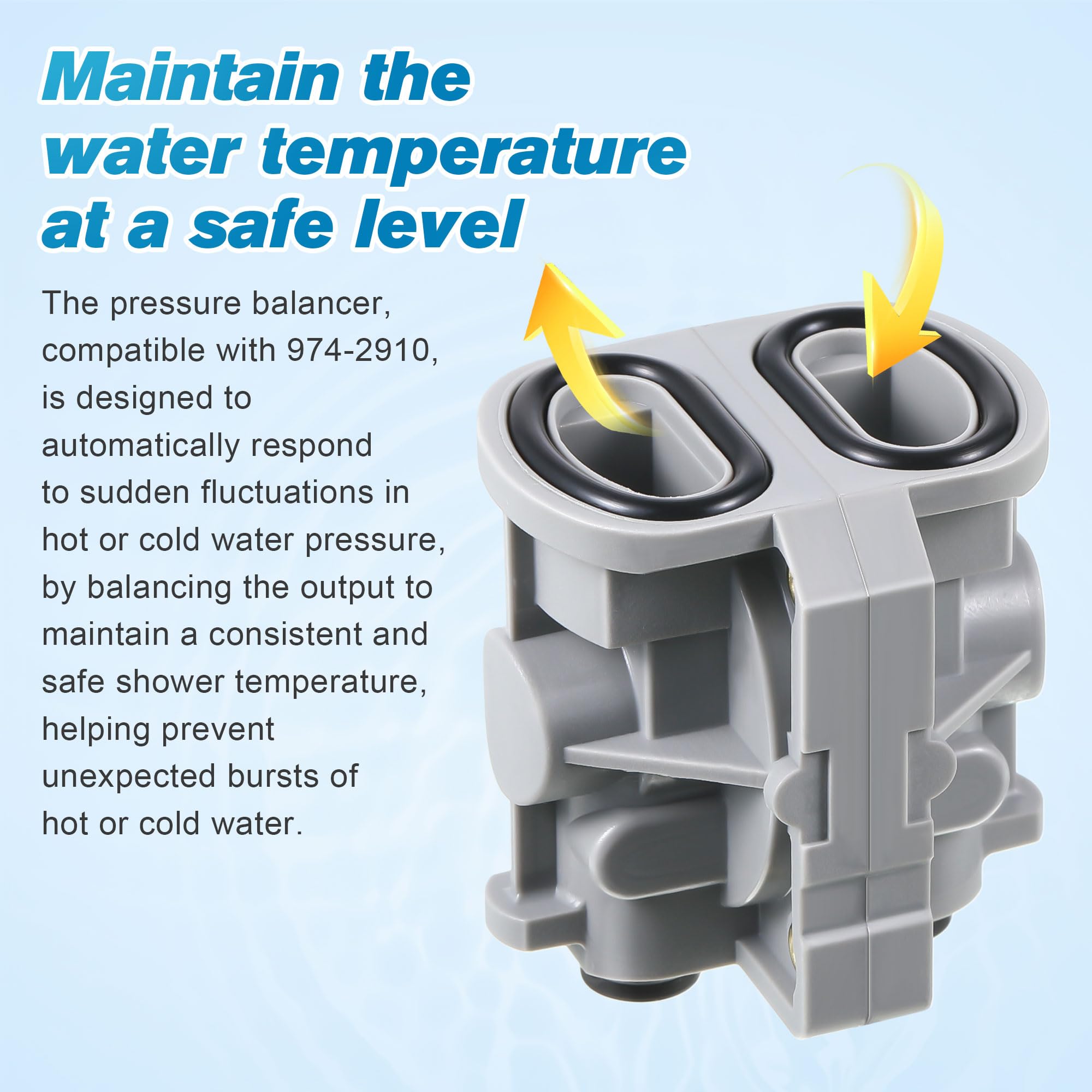 Dreyoo leak-prevention design supports reliable shower performance