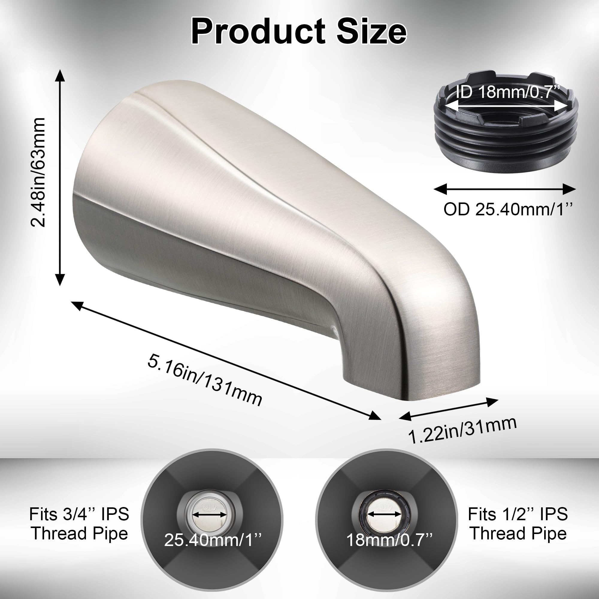 Dreyoo leak-proof spout designed for reliable bathroom use
