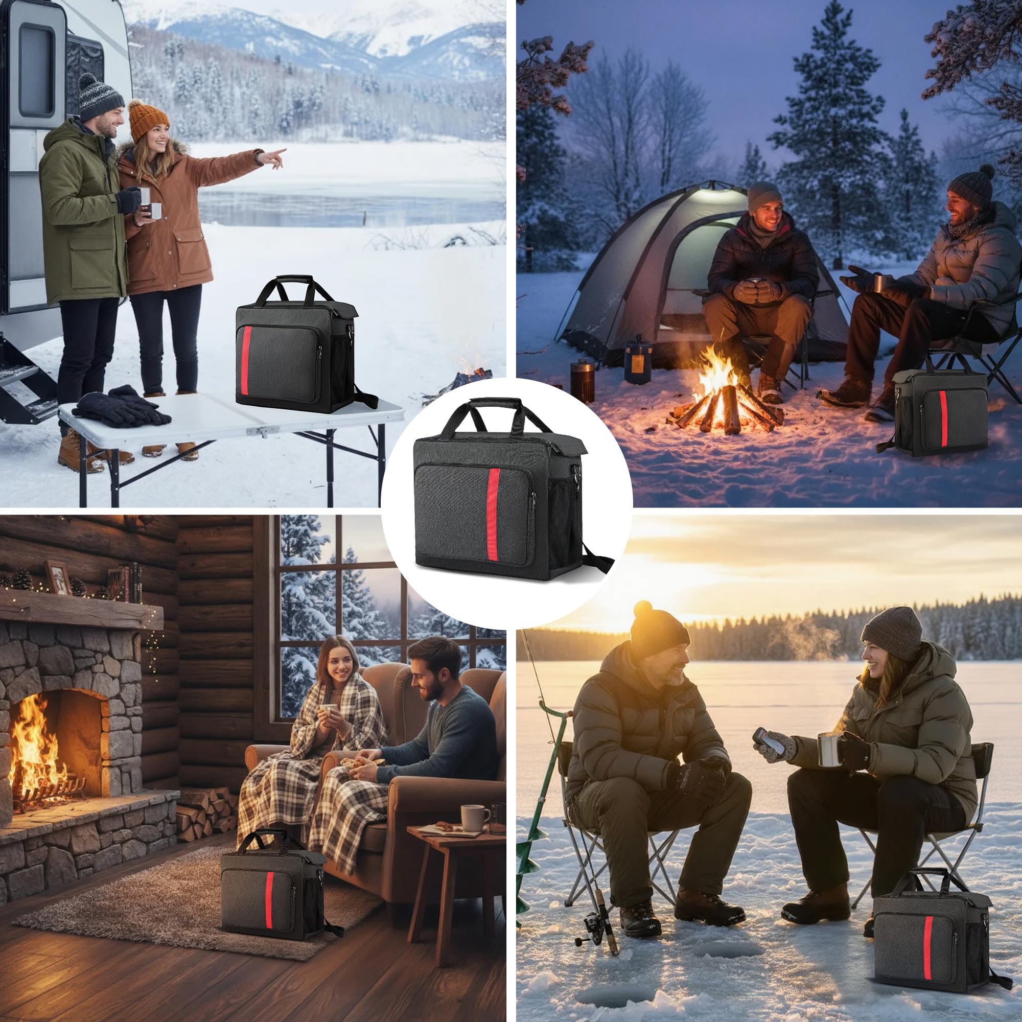 Dreyoo MH9BX bag padded handles and strap offer comfortable carrying.